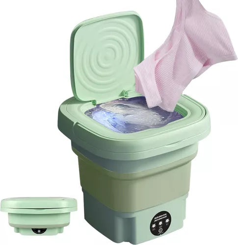 ¡Mini Lavadora Portátil 7.5L Perfecta para Tu Hogar!