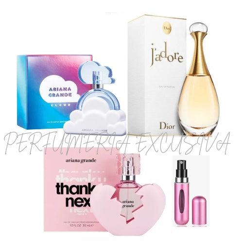 CLOUD +J`ADORE+THANK U NEXT+PERFUMERO